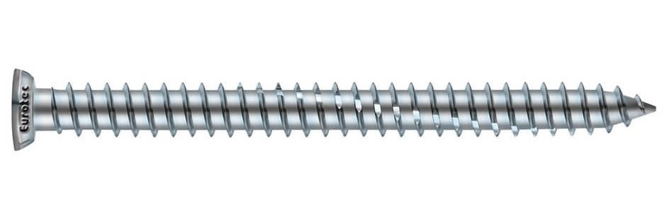 Eurotec Rahmenschraube - Stahl weiß verzinkt - 7,5x122 mm - Senkkopf - TX30