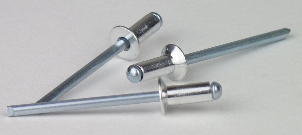 Blindniete Alu/Stahl Senkkopf 4,0x14,0 - Klemmbereich 8,0 - 10,5 mm