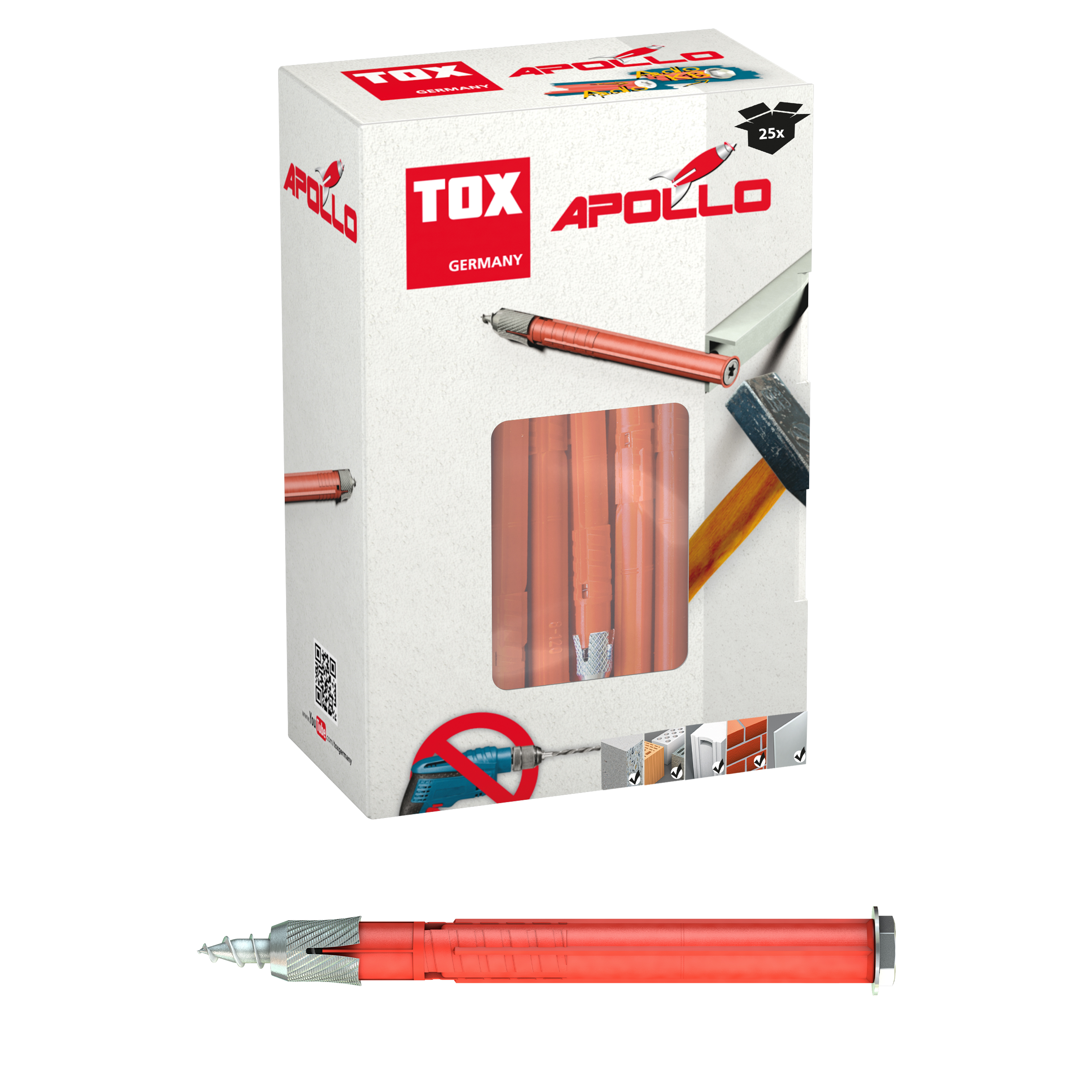 TOX Allzweck-Rahmendübel Apollo KB 10x160 mm