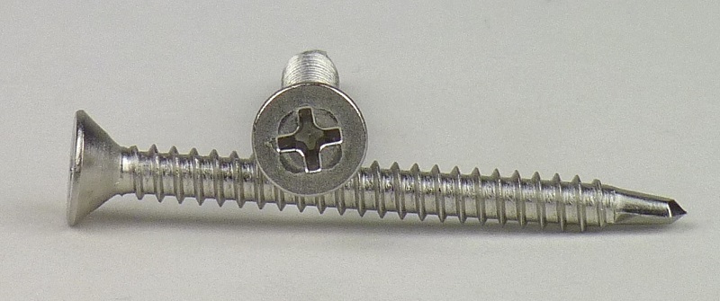 DIN 7504 - Edelstahl A2 - Form O - 3,5x9,5 - Bohrschrauben Senkkopf Kreuzschlitz H