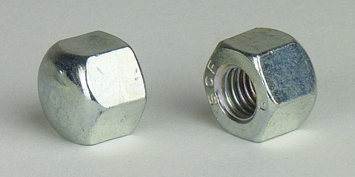 DIN  917 Stahl verzinkt M 6 - Hutmuttern niedrige Form- Kleinpaket