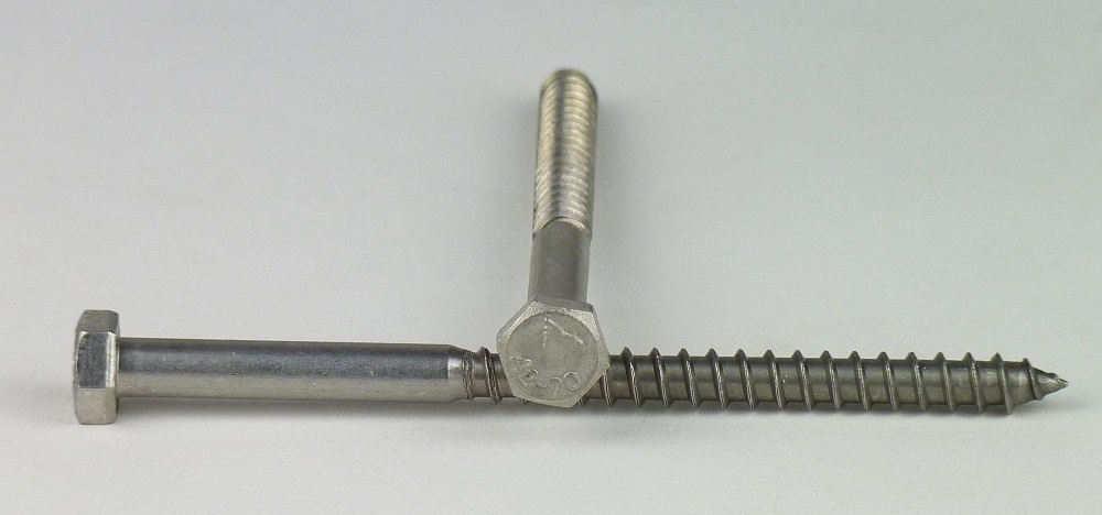 DIN  571 A2  6x100 - Sechskant-Holzschrauben