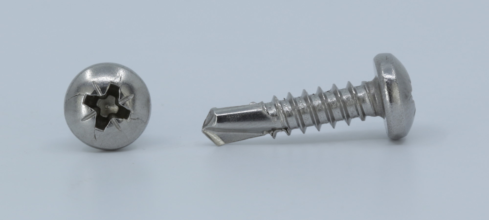 DIN 7504 - Edelstahl A2 - Form N - 3,9x38 - Bohrschrauben Linsenkopf Kreuzschlitz Z