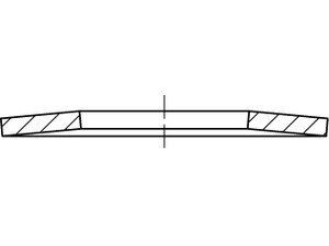DIN 2093 - Federstahl blank - 60x30,5x2,5 - Tellerfedern