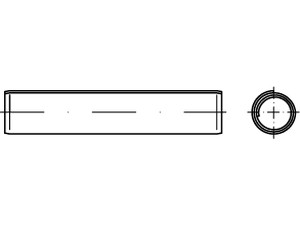 DIN 7513 - Form A - Stahl verzinkt - M 4x8 - Schneidschrauben mit Sechskantkopf
