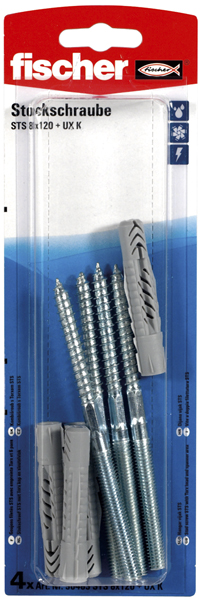 fischer Stockschraube STS 8 x 120 + UX