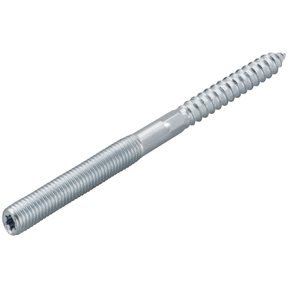 fischer Stockschraube - Stahl weiß verzinkt - 6x80 - TX15